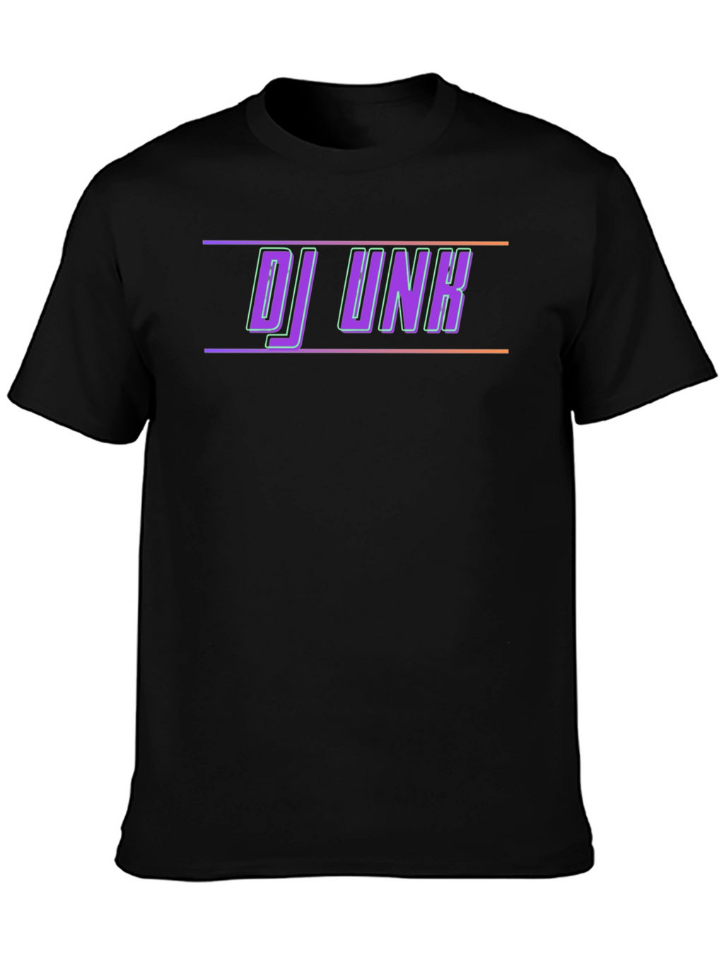 DJ Unk Graphic Print Black T-Shirt