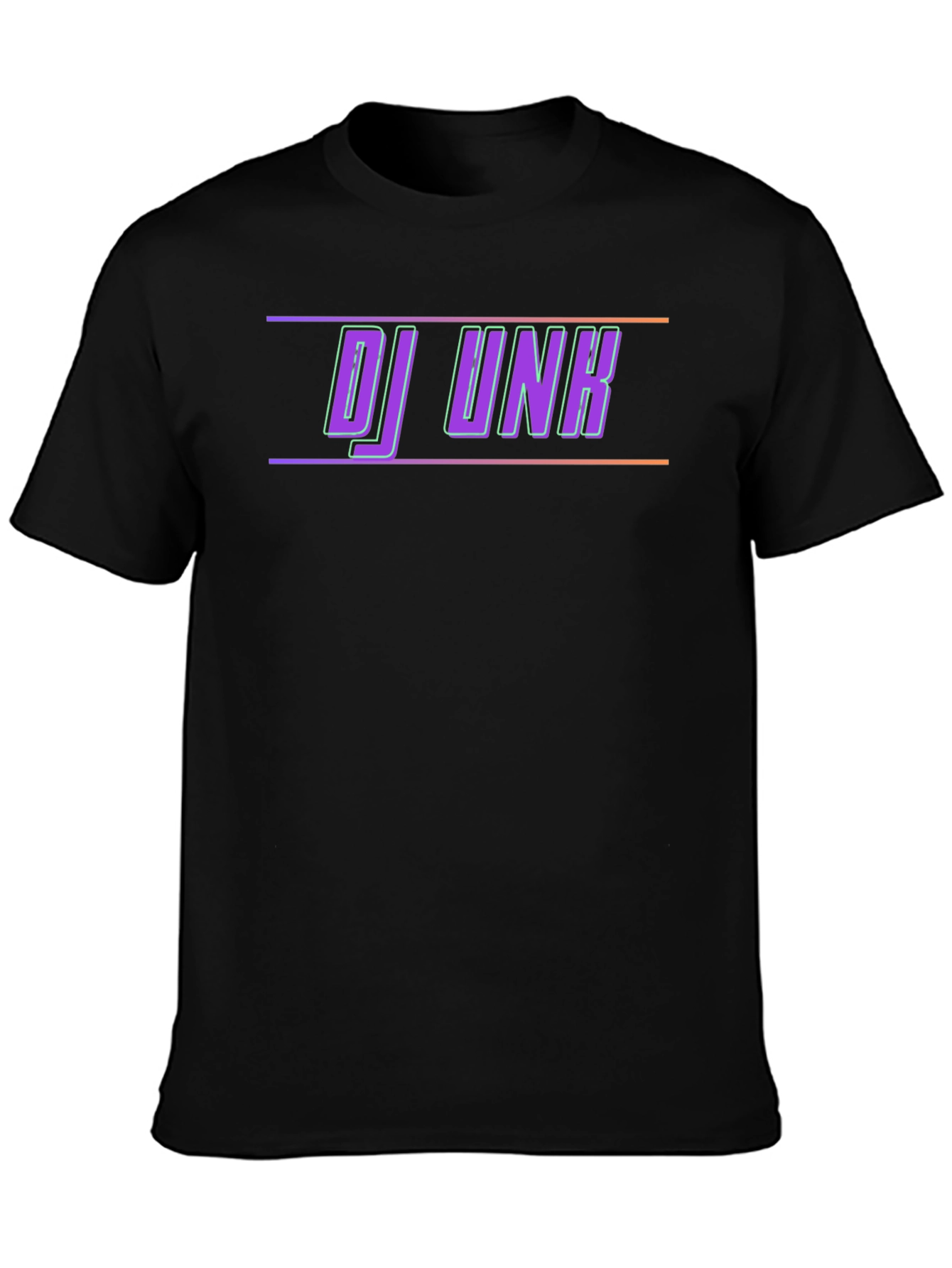 DJ Unk Graphic Print Black T-Shirt
