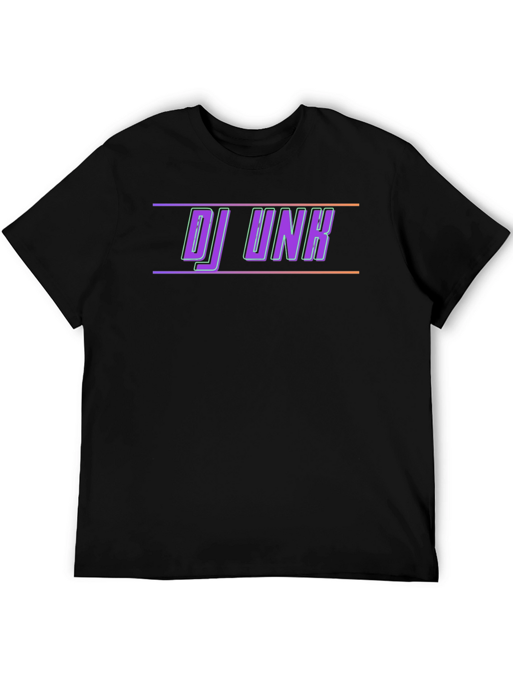 DJ Unk Graphic Print Black T-Shirt