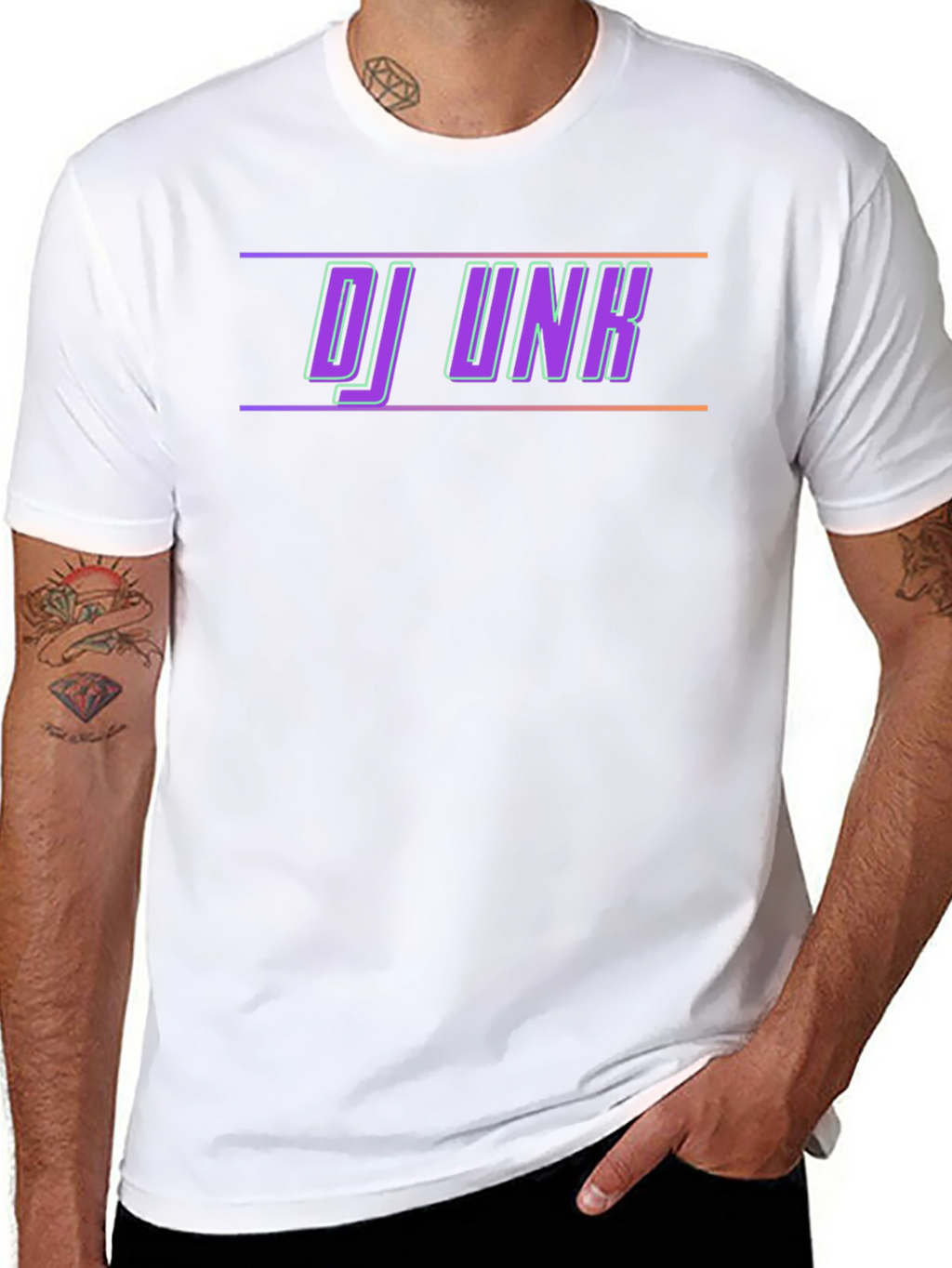 DJ Unk Graphic Print Black T-Shirt