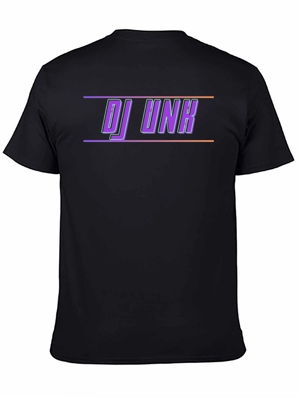 DJ Unk Graphic Print Black T-Shirt