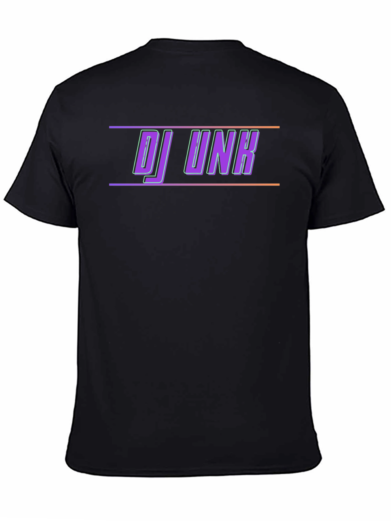 DJ Unk Graphic Print Black T-Shirt