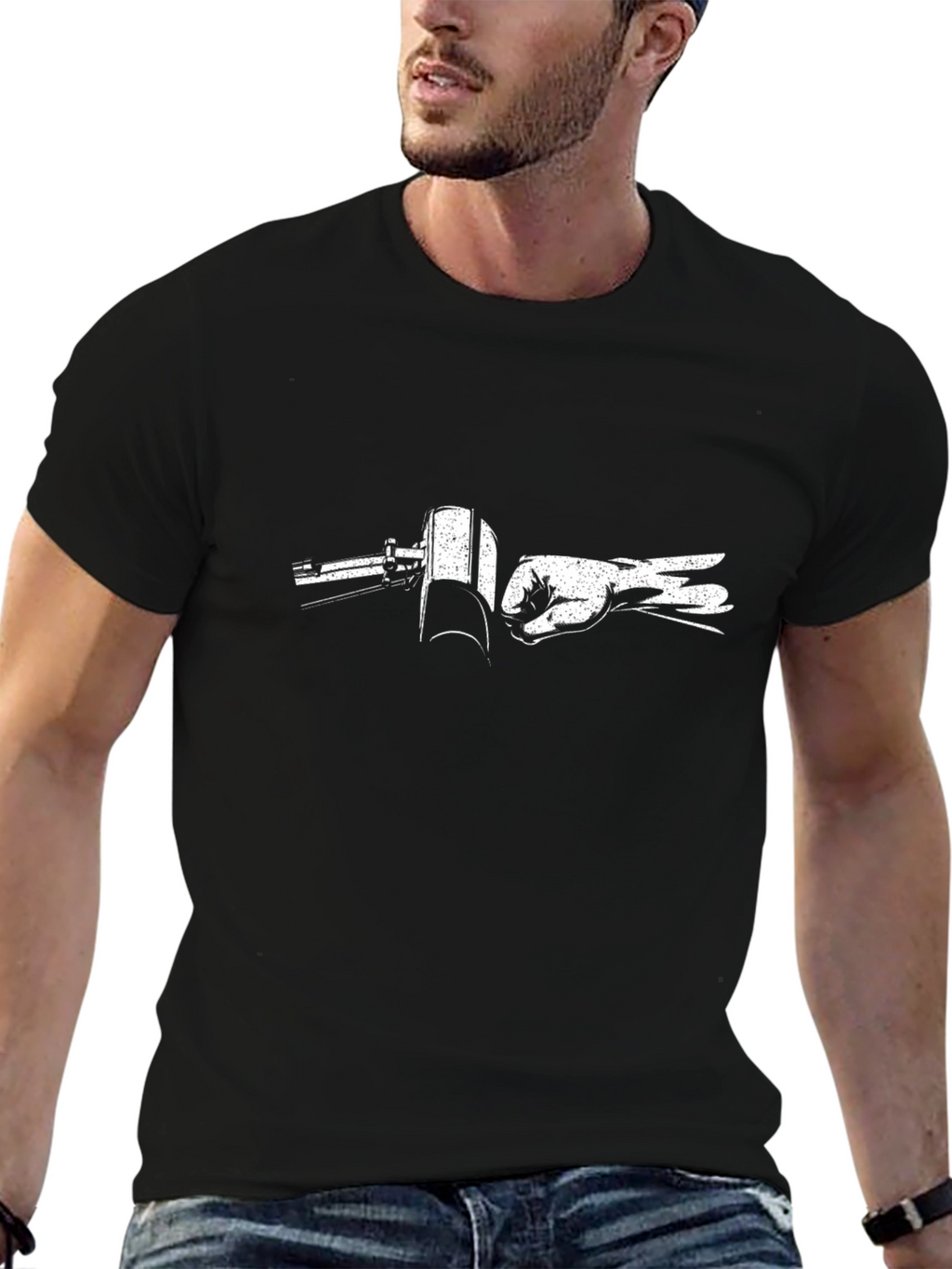 Hammer Fist Graphic Tee - Mens Black T-Shirt