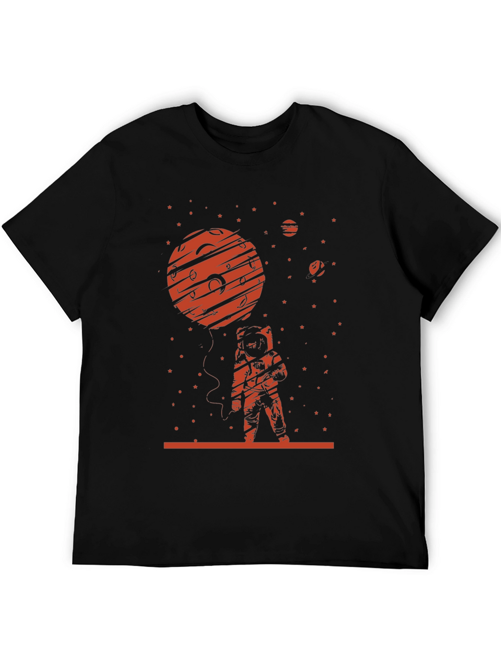 Astronaut Planet T-Shirt - Space Graphic Tee