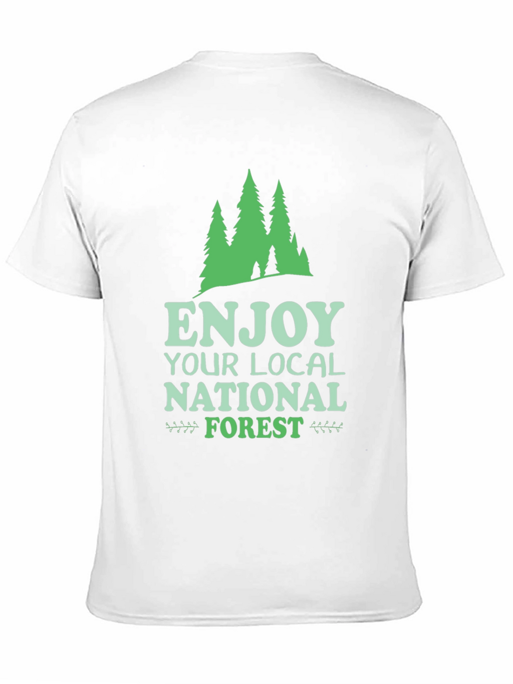 Enjoy Your Local National Forest Black Tee