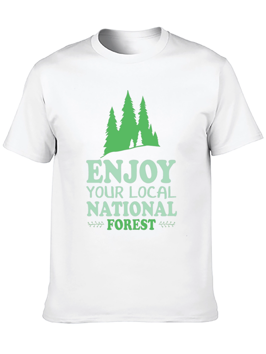 Enjoy Your Local National Forest Black Tee