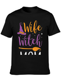 Wife Witch Mom Halloween T-Shirt