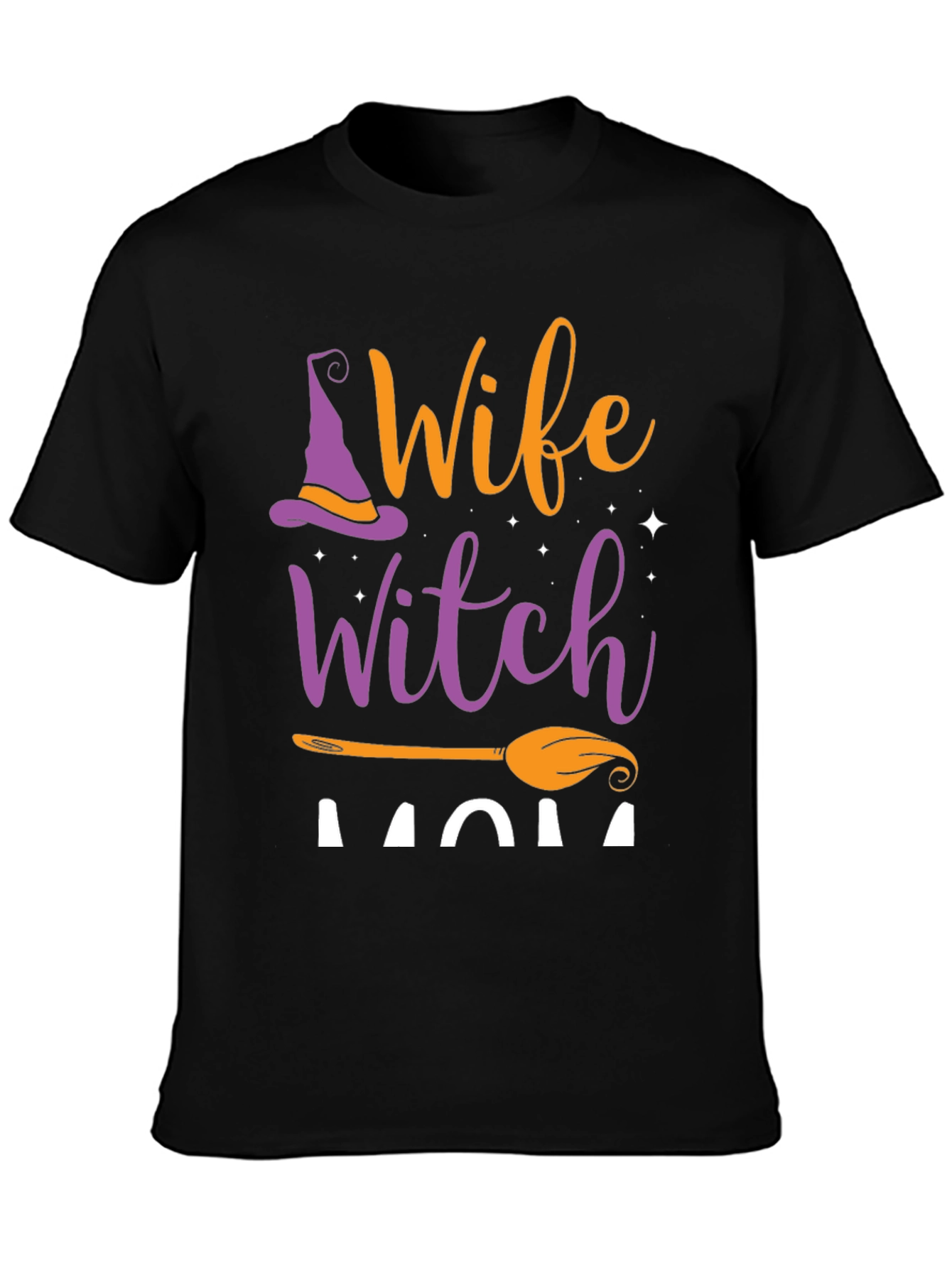 Wife Witch Mom Halloween T-Shirt