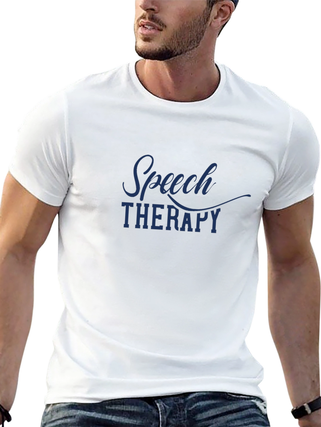Speech Therapy T-Shirt - Black Classic Fit