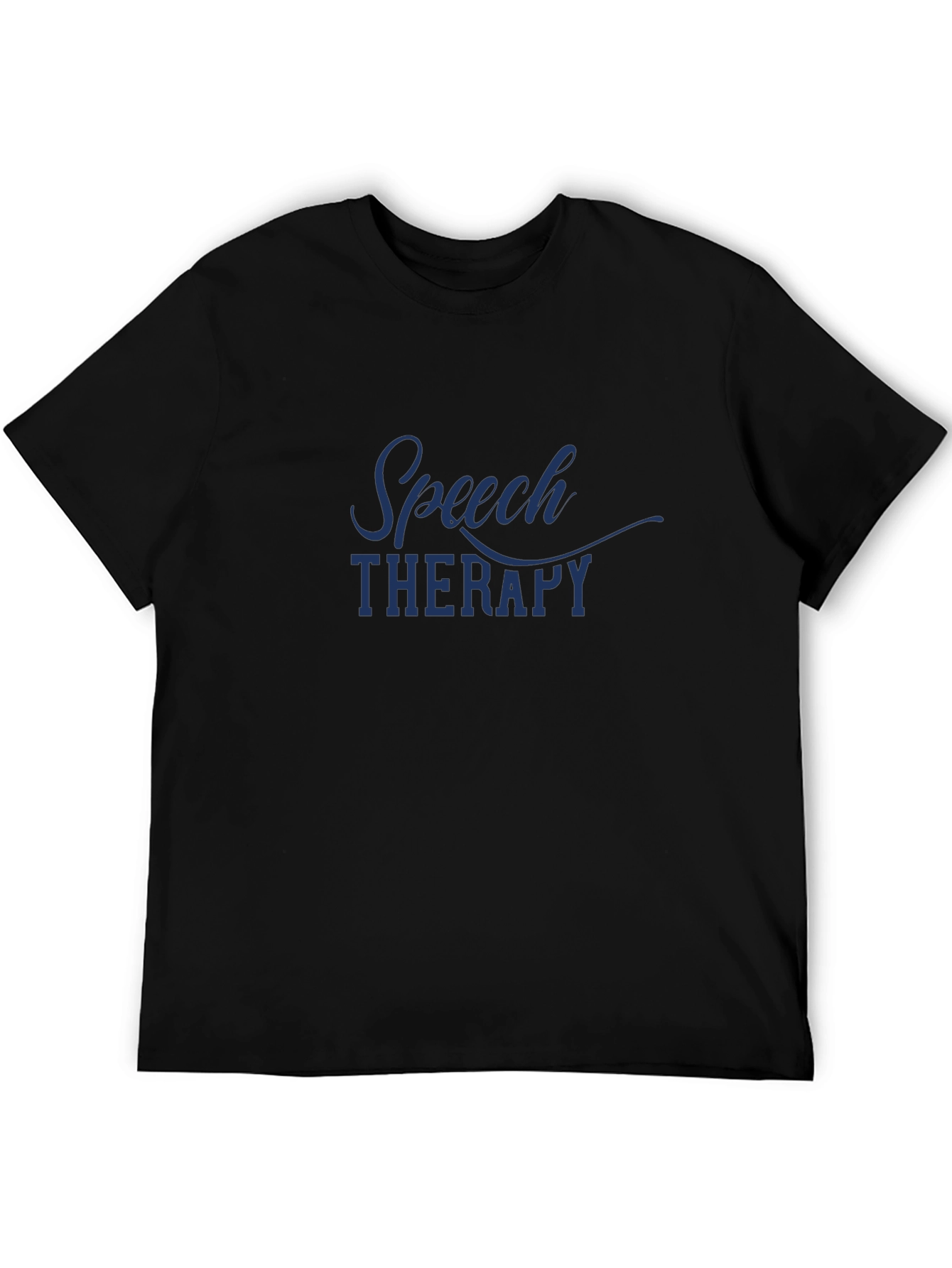 Speech Therapy T-Shirt - Black Classic Fit