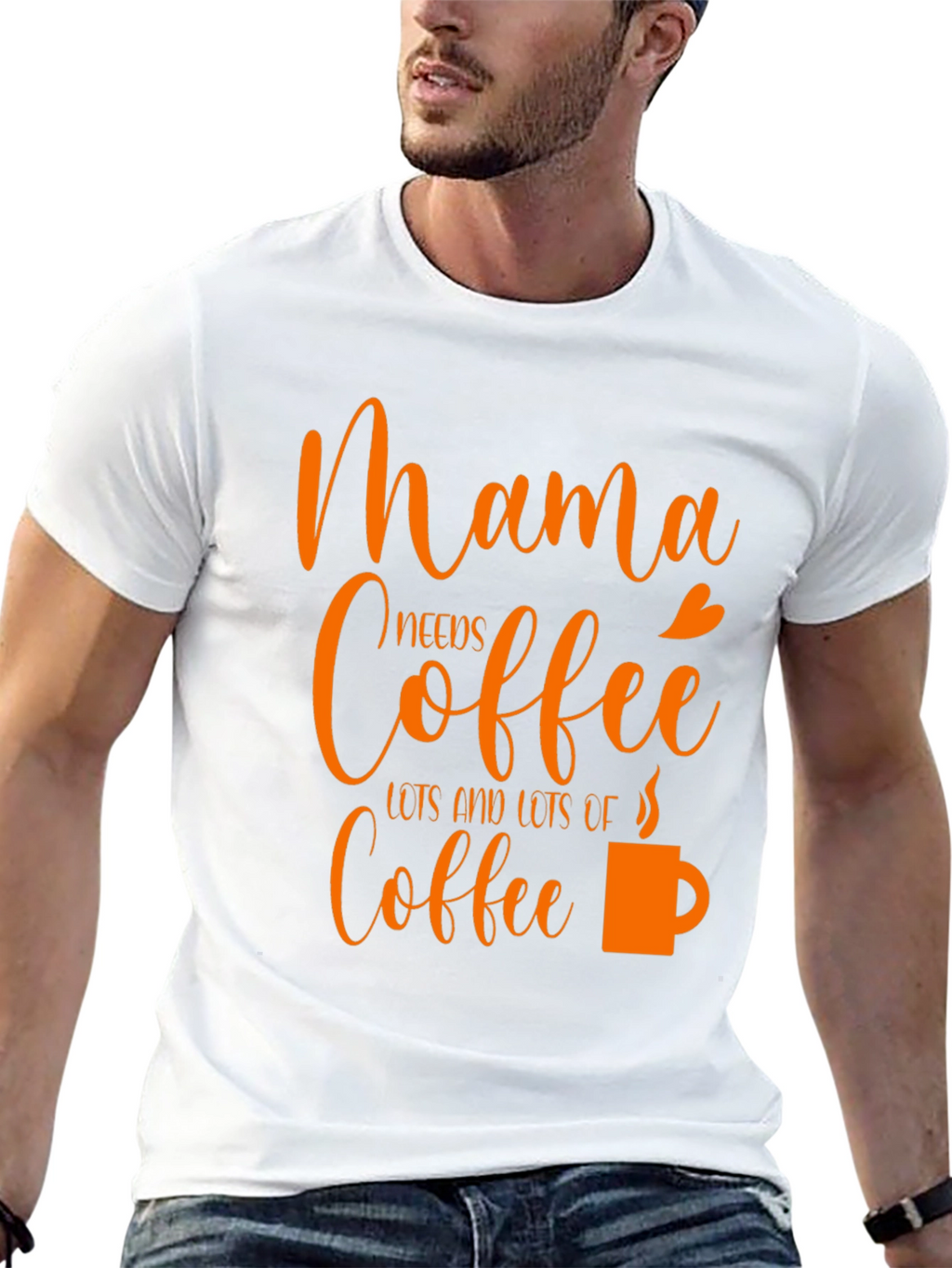 Mama Needs Coffee Graphic Tee - Trendy Mom Shirt