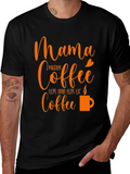 Mama Needs Coffee Graphic Tee - Trendy Mom Shirt