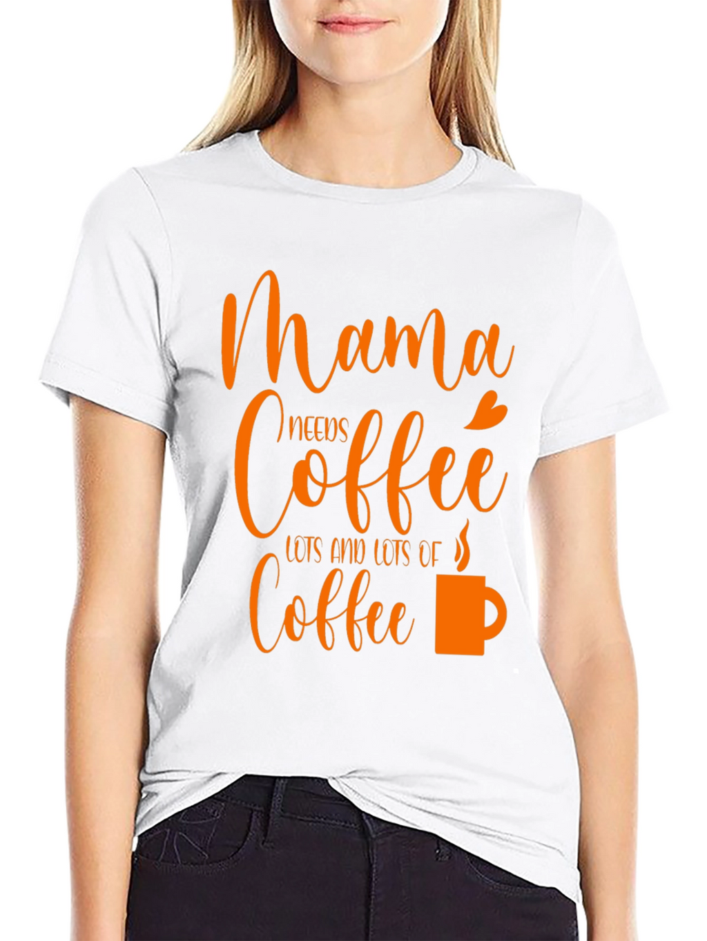 Mama Needs Coffee Graphic Tee - Trendy Mom Shirt