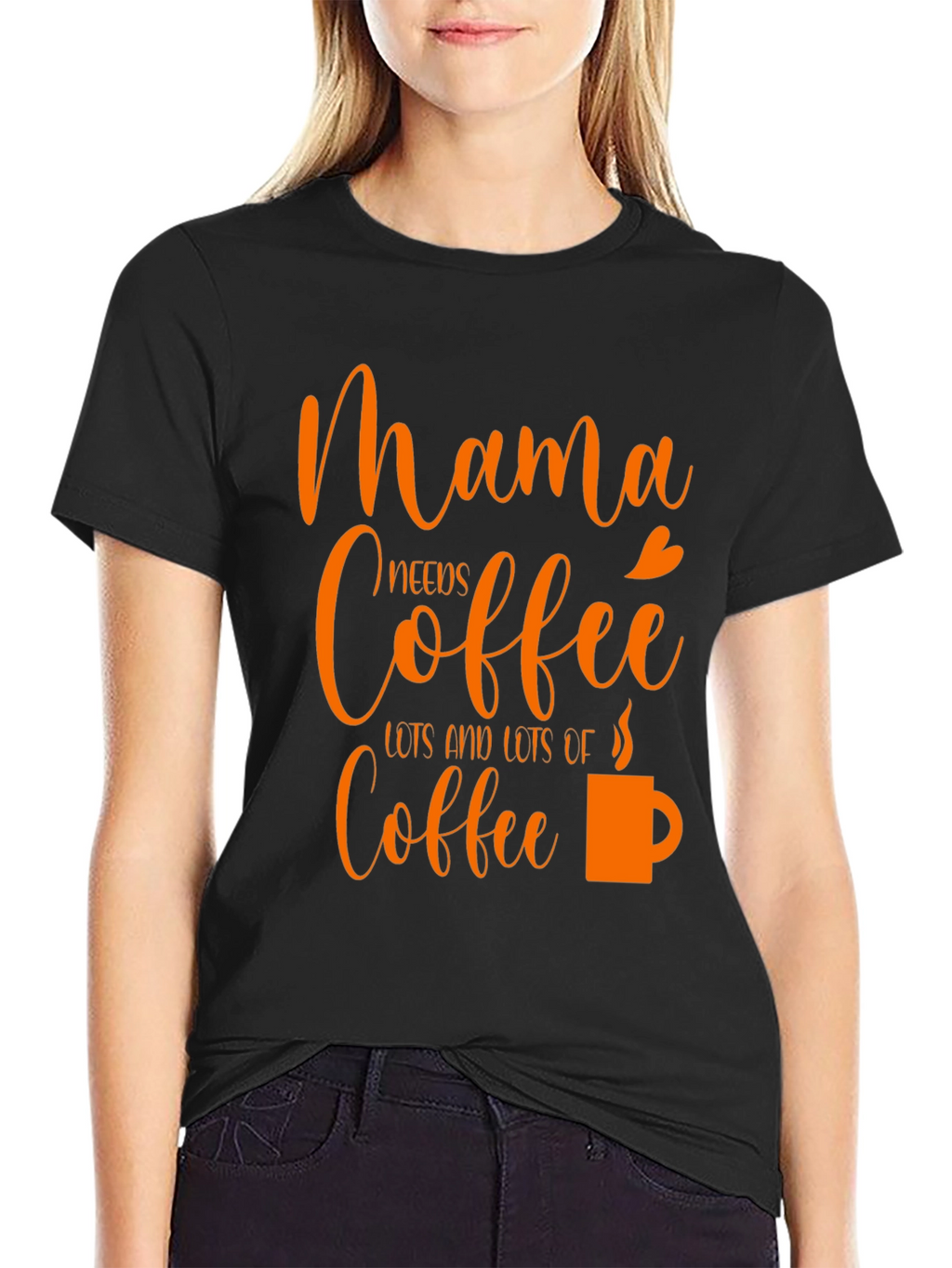 Mama Needs Coffee Graphic Tee - Trendy Mom Shirt