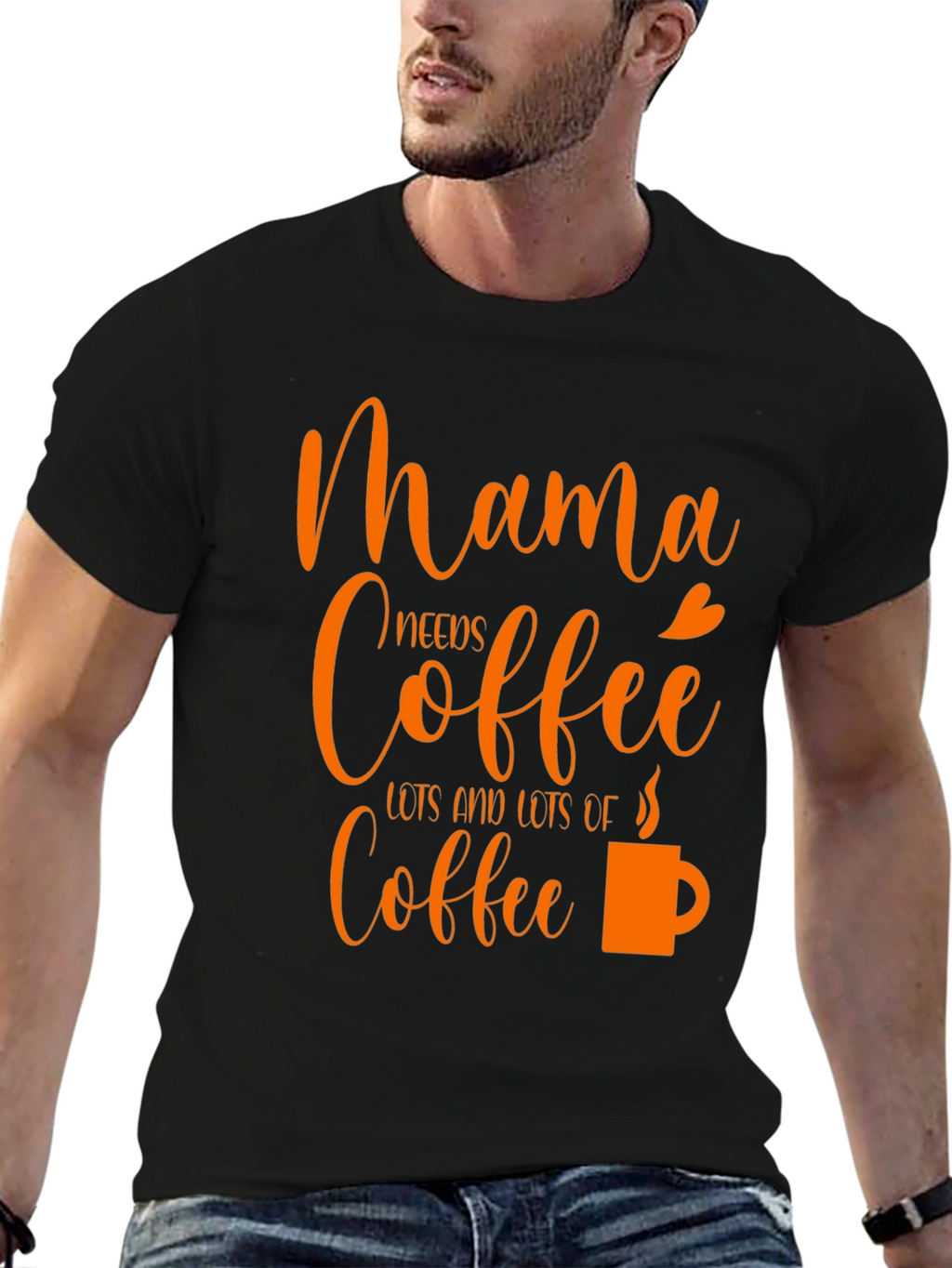 Mama Needs Coffee Graphic Tee - Trendy Mom Shirt