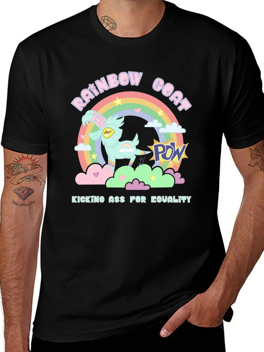 Rainbow Goat Equality T-Shirt