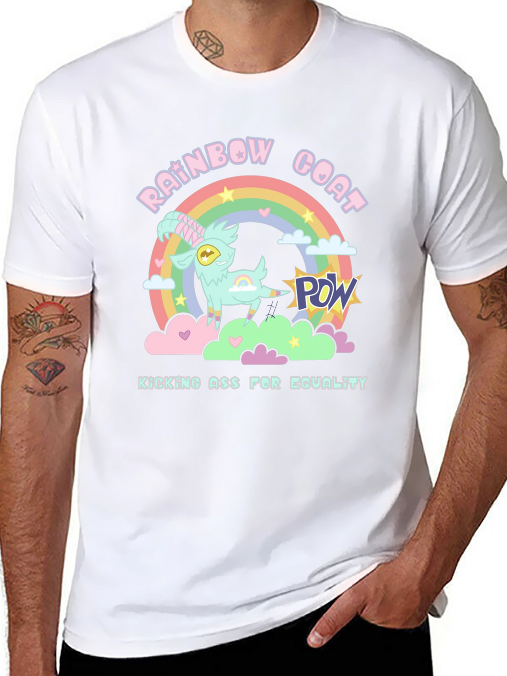 Rainbow Goat Equality T-Shirt