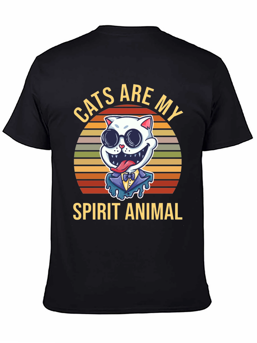 Cats Are My Spirit Animal Graphic T-Shirt