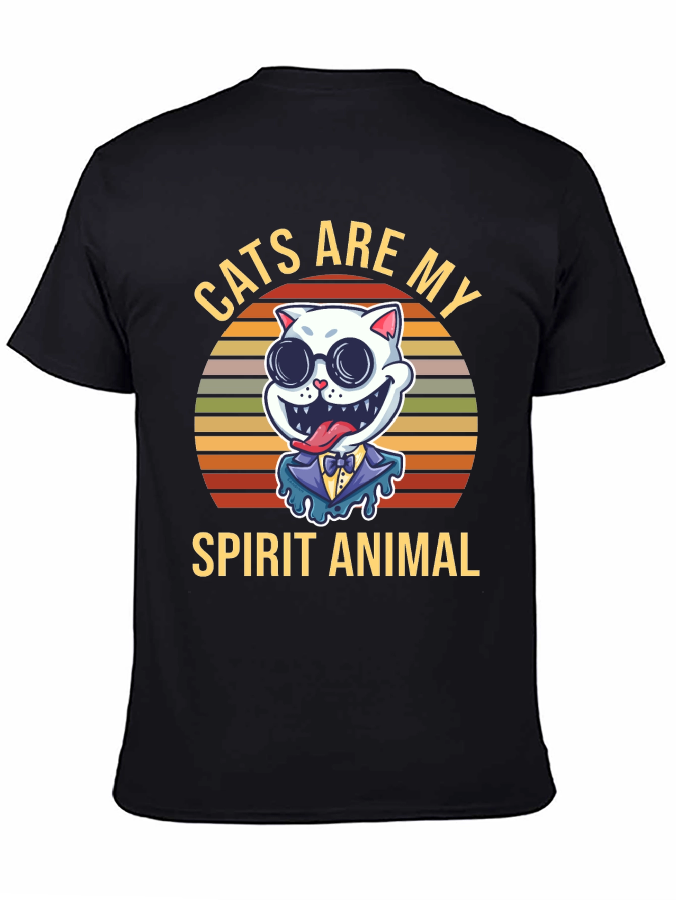 Cats Are My Spirit Animal Graphic T-Shirt