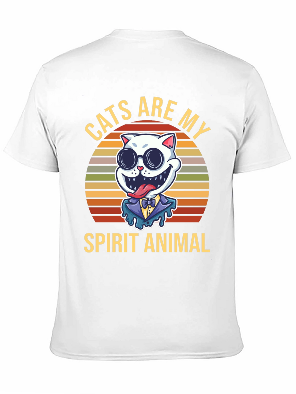 Cats Are My Spirit Animal Graphic T-Shirt