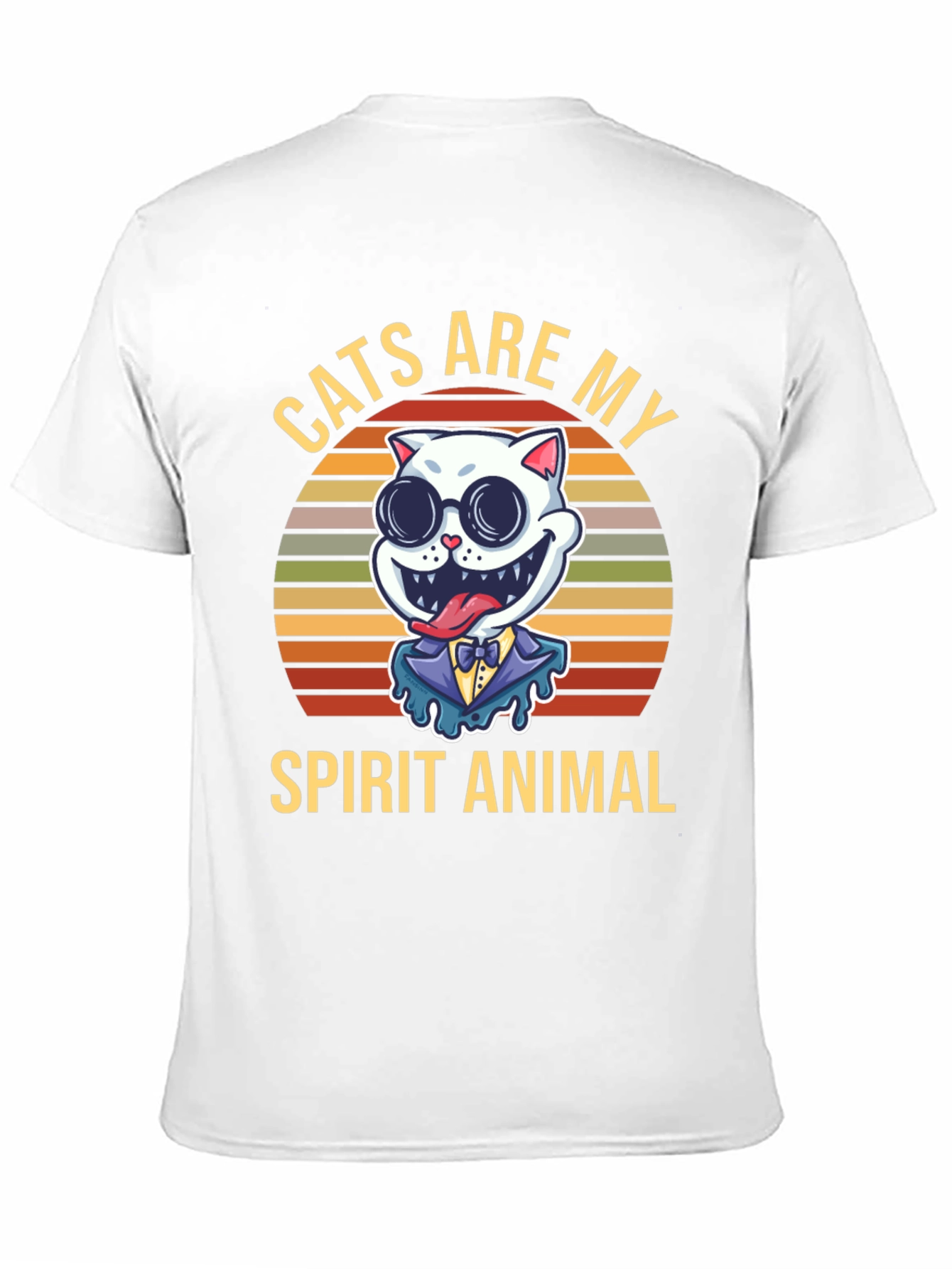 Cats Are My Spirit Animal Graphic T-Shirt