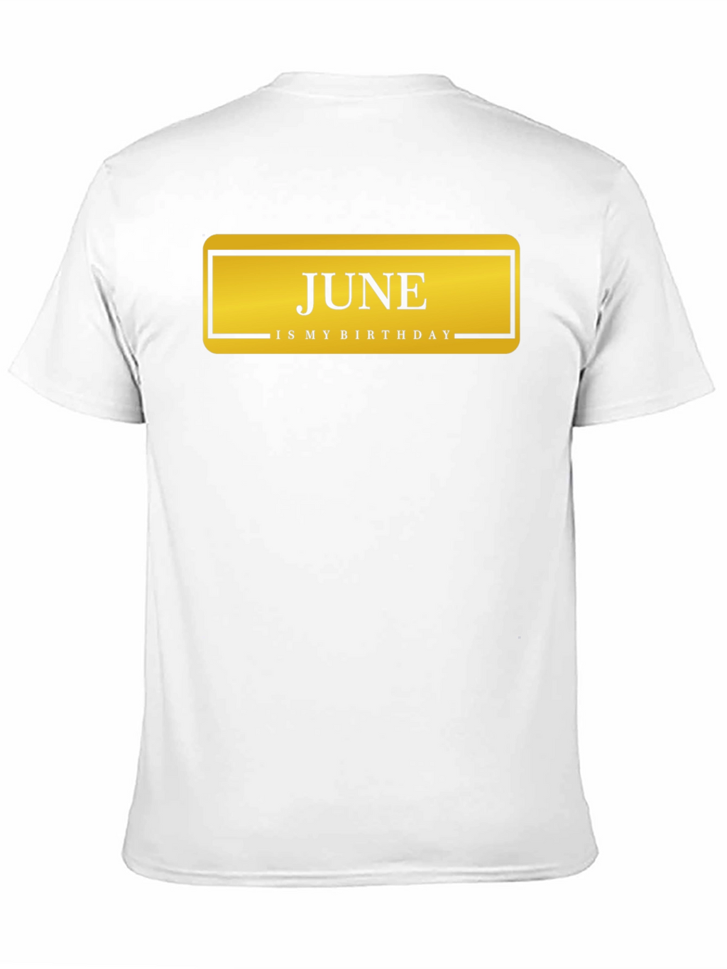 June Birthday T-Shirt - Black Graphic Tee