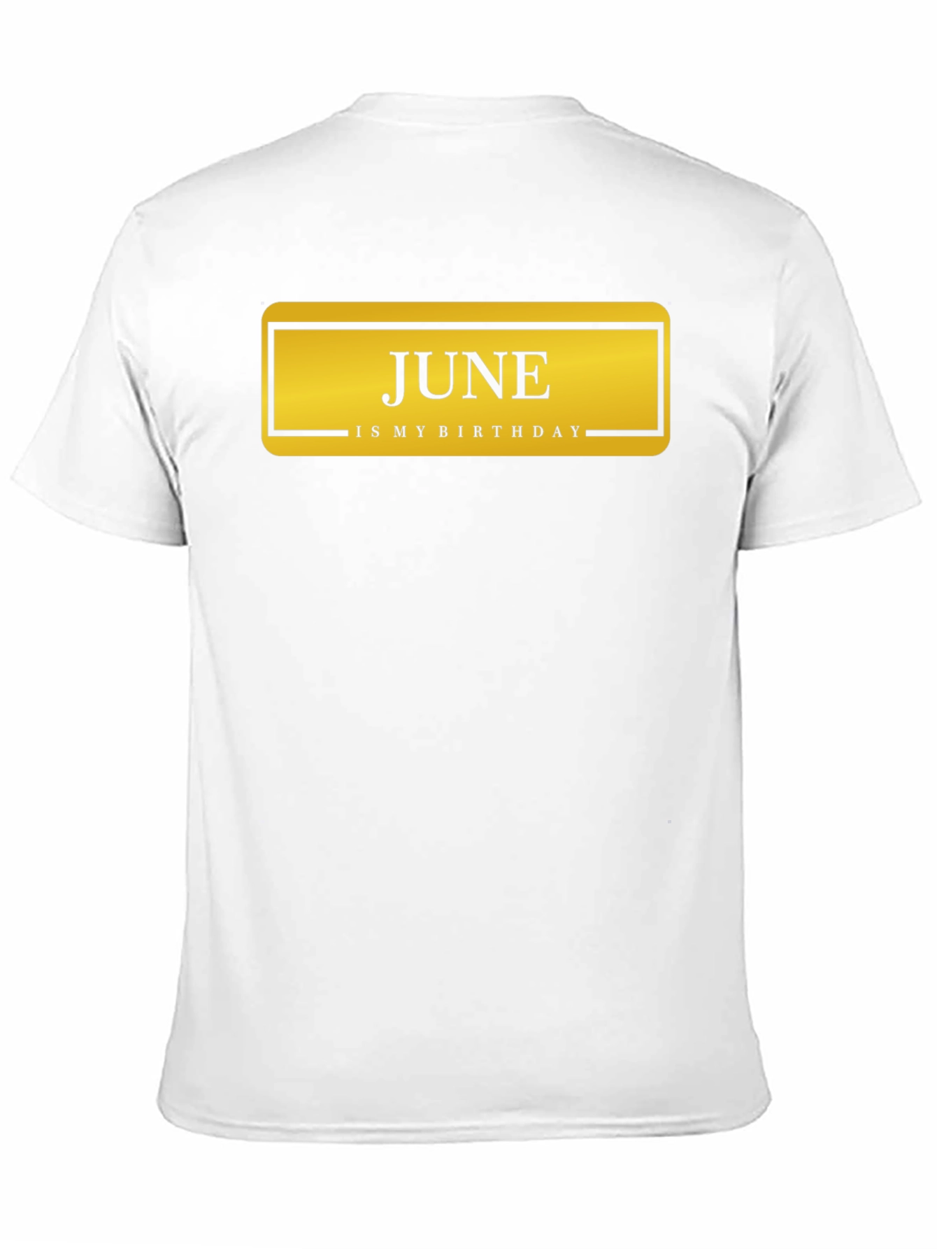 June Birthday T-Shirt - Black Graphic Tee