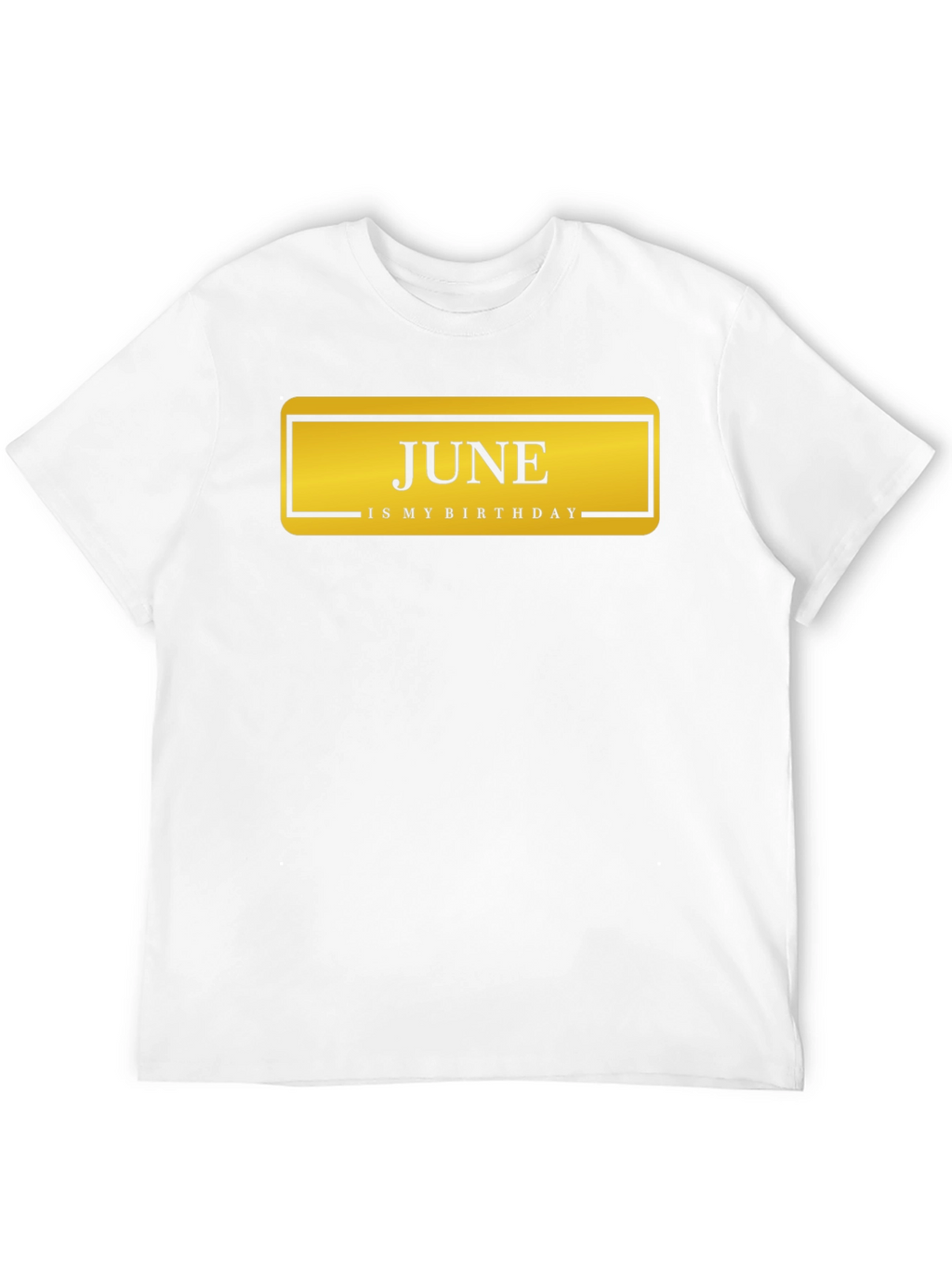 June Birthday T-Shirt - Black Graphic Tee