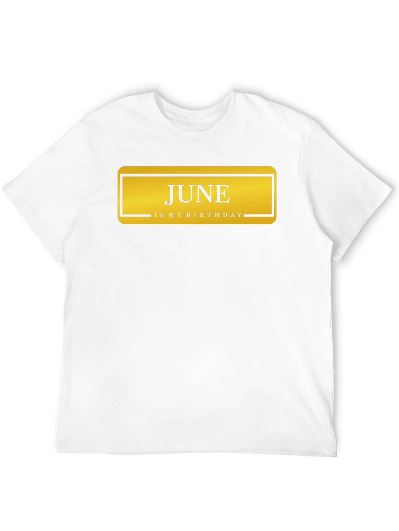 June Birthday T-Shirt - Black Graphic Tee