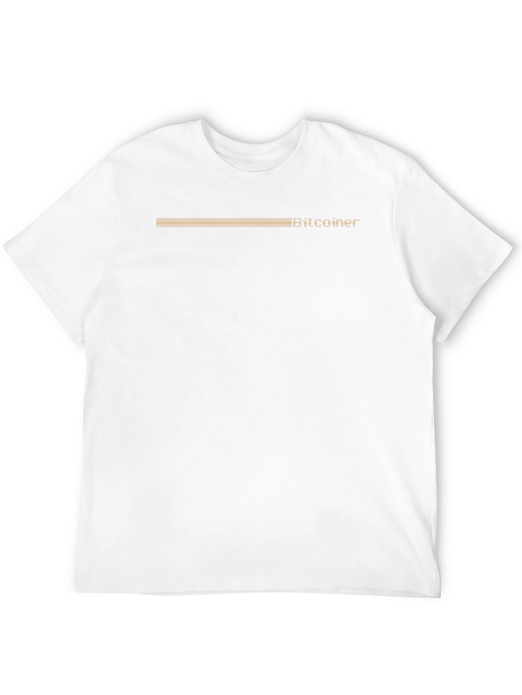 Bitcoiner Retro Stripe T-Shirt - Black