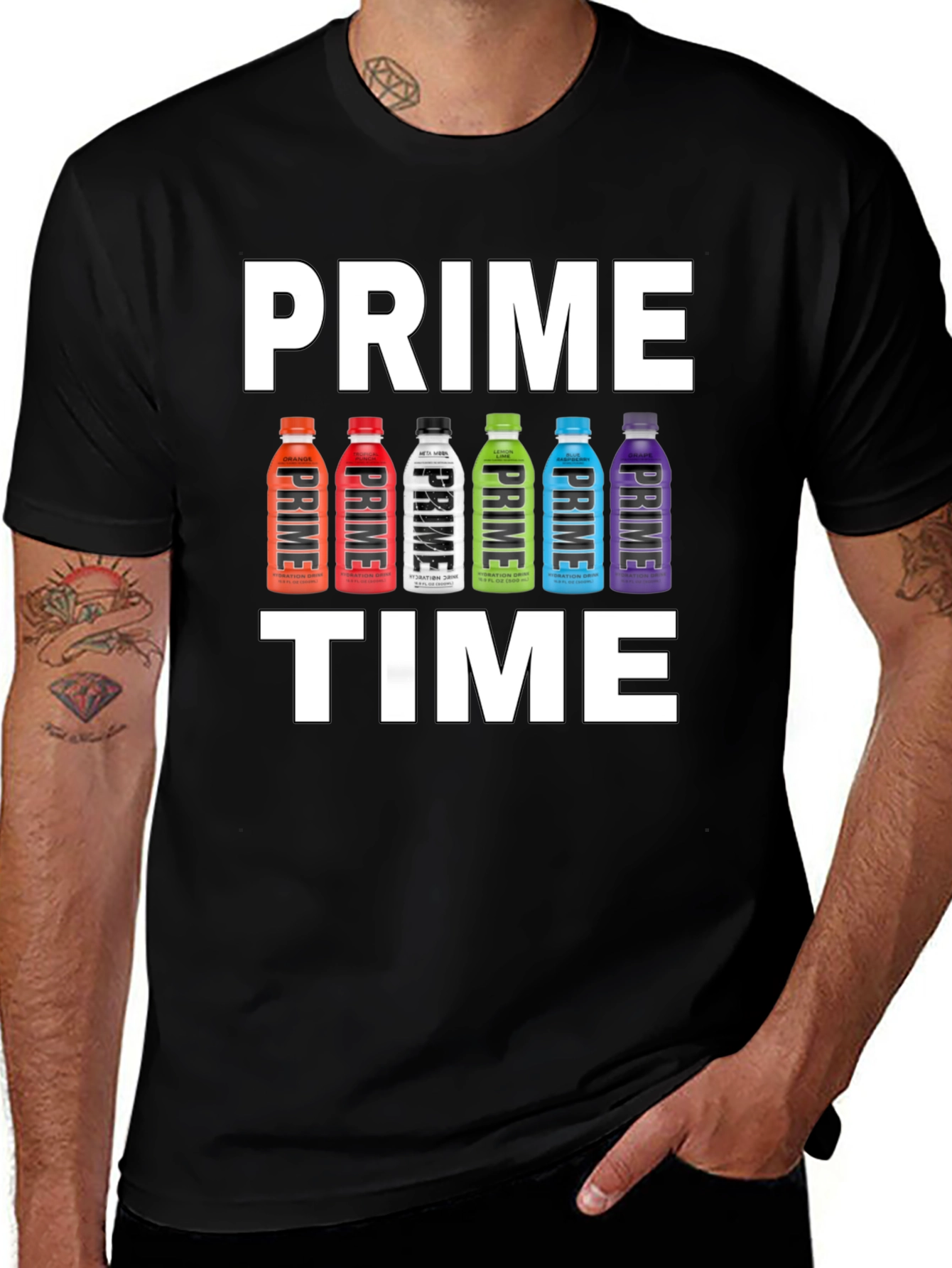 Prime Time Graphic T-Shirt - Hydration Drink Tee