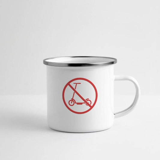 electric scooter zone prohibited sign no kick scoo