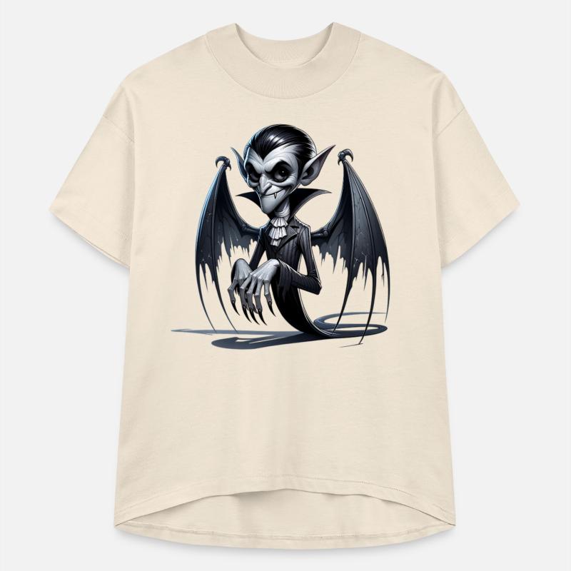 Elegant Vampire Spirit – Creepy Bat-Winged Phantom