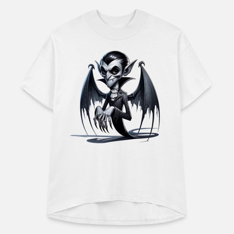 Elegant Vampire Spirit – Creepy Bat-Winged Phantom