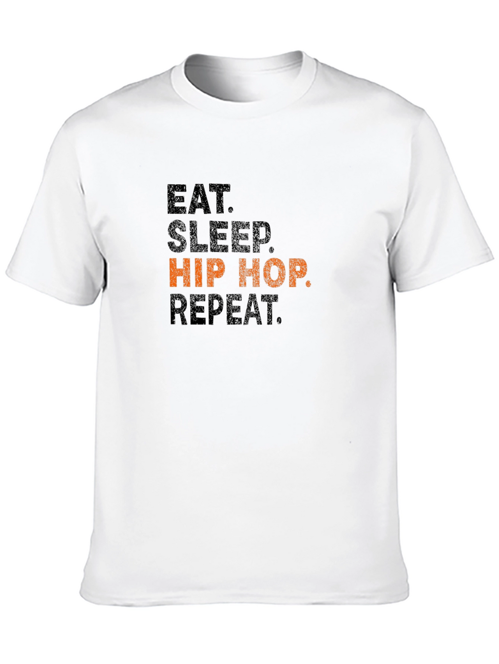 Eat Sleep Hip Hop Repeat Black T-Shirt