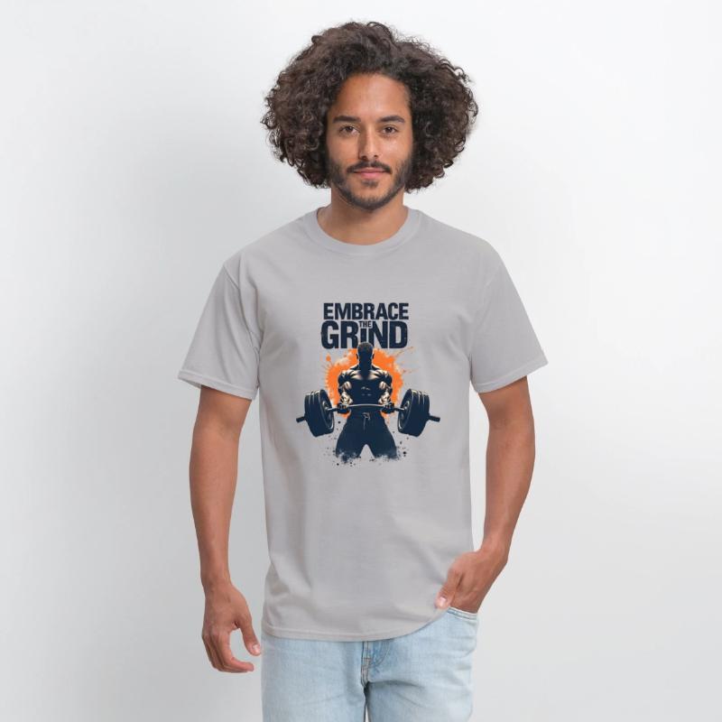 Embrace The Grind – Bodybuilding Gym T-Shirt