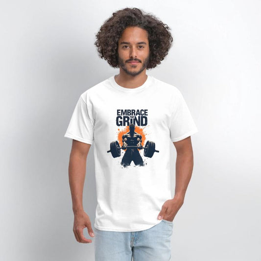 Embrace The Grind – Bodybuilding Gym T-Shirt