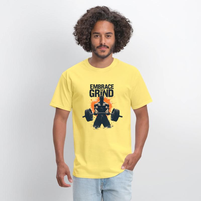 Embrace The Grind – Bodybuilding Gym T-Shirt