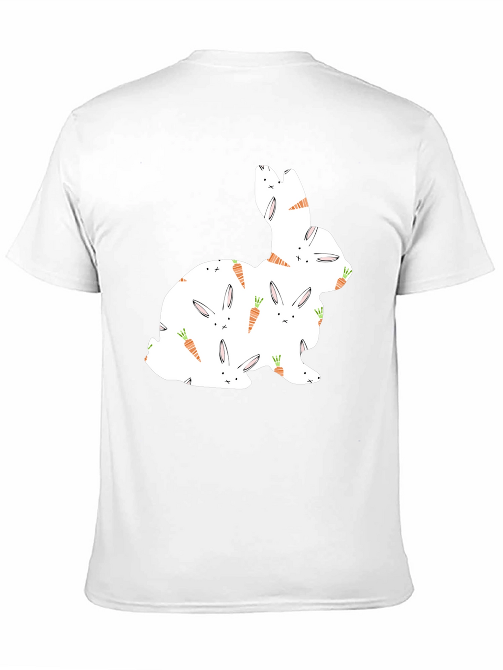 Easter Bunny Carrot Pattern T-Shirt