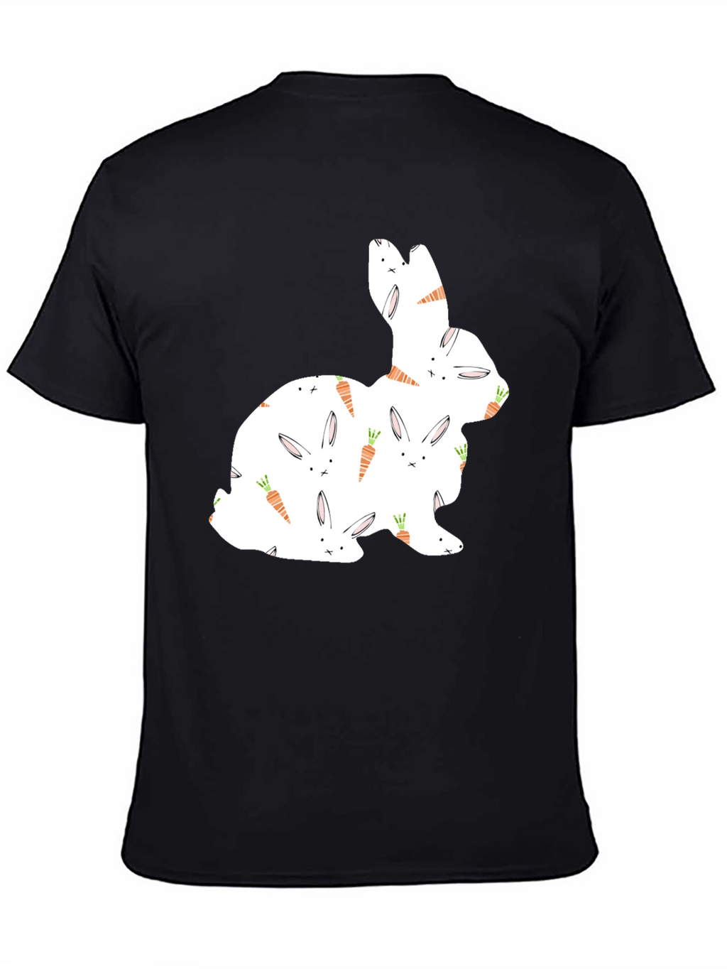 Easter Bunny Carrot Pattern T-Shirt