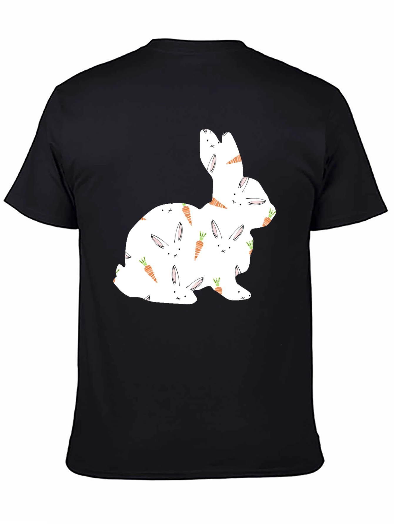 Easter Bunny Carrot Pattern T-Shirt