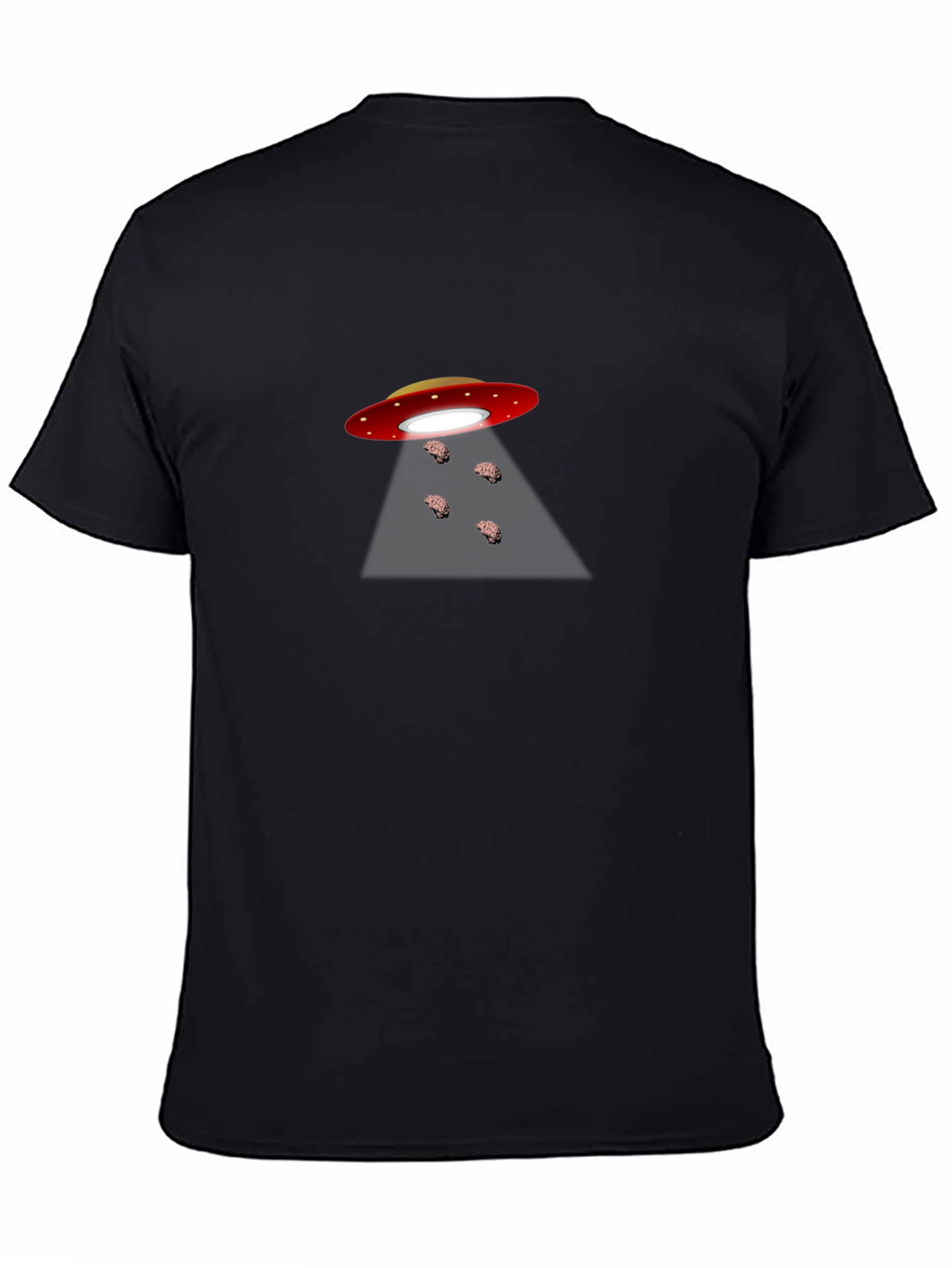 UFO Brain Abduction T-Shirt - Funny Alien Tee