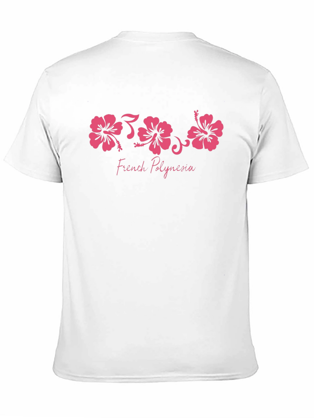 French Polynesia Hibiscus Graphic T-Shirt