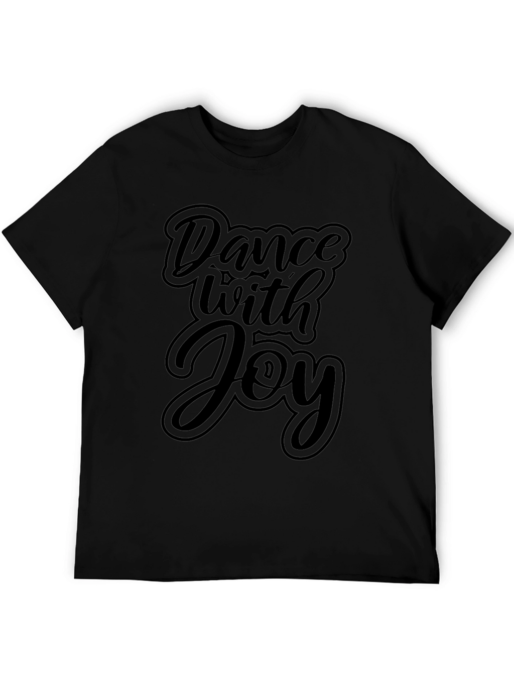 Dance with Joy Graphic T-Shirt - Black