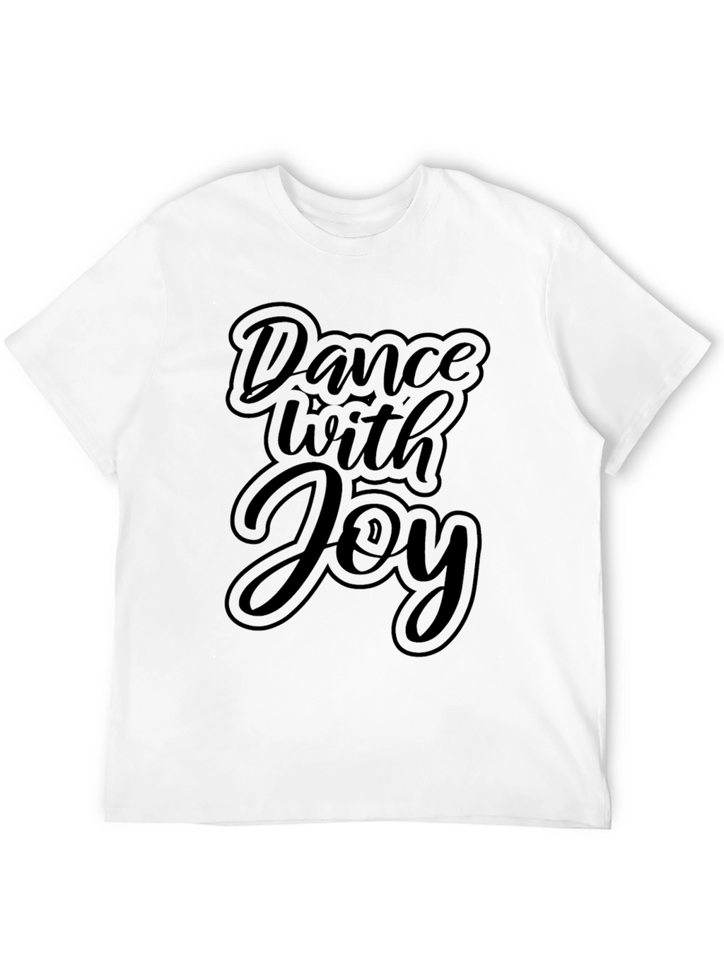 Dance with Joy Graphic T-Shirt - Black