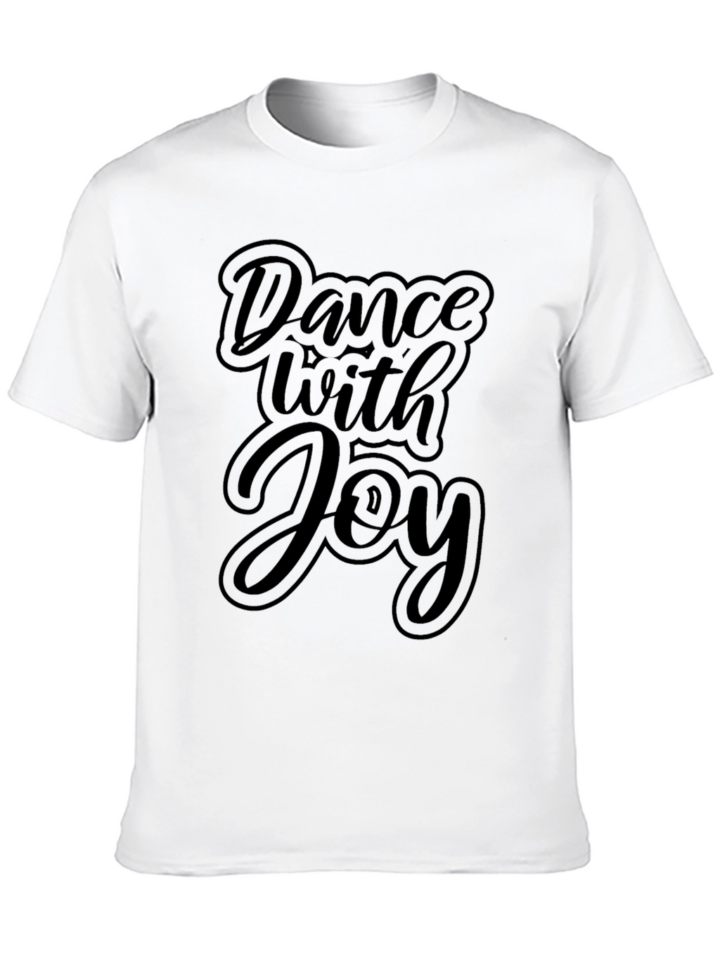 Dance with Joy Graphic T-Shirt - Black