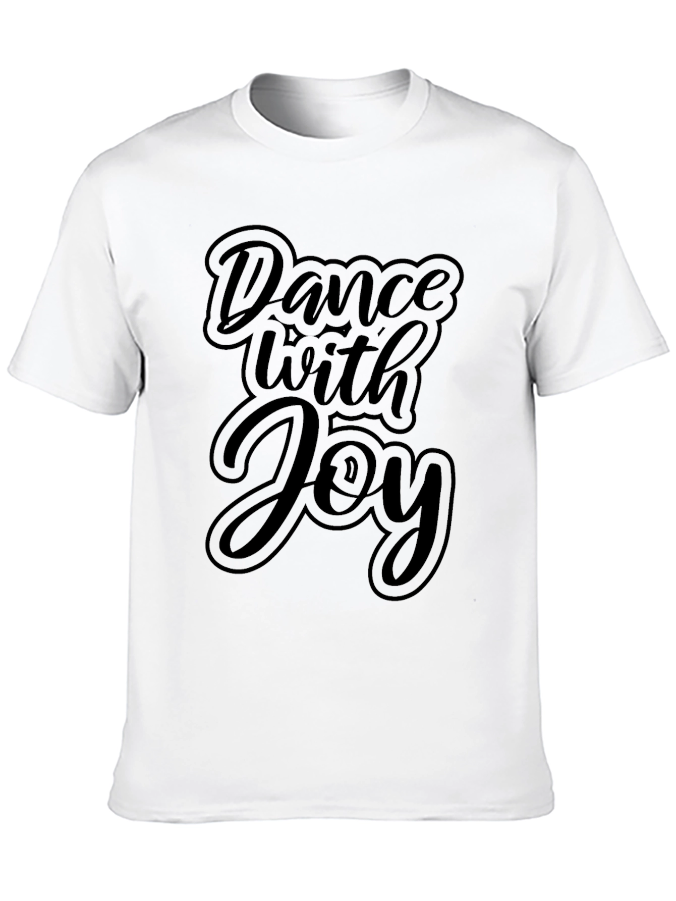 Dance with Joy Graphic T-Shirt - Black