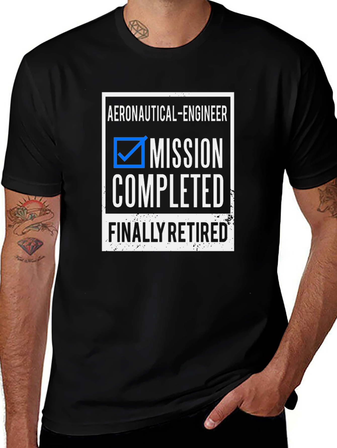 Retired Aeronautical Engineer T-Shirt - Mission Completed