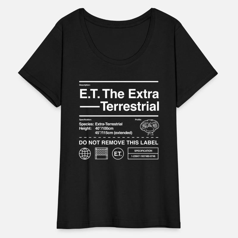 E.T. The Extra-Terrestrial Care Label