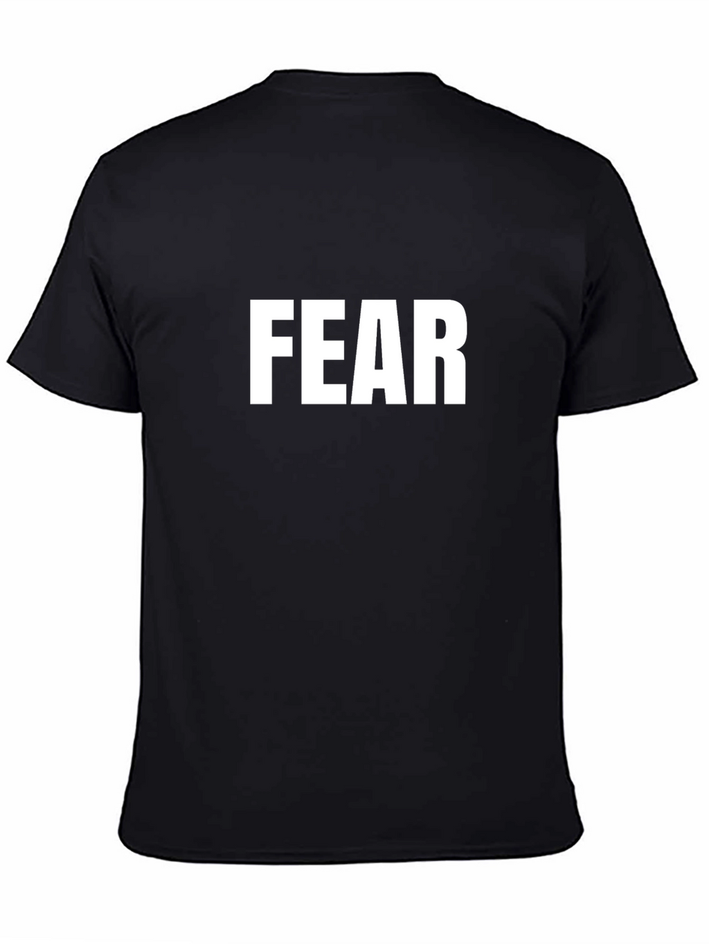 FEAR Graphic Tee - Black Cotton T-Shirt